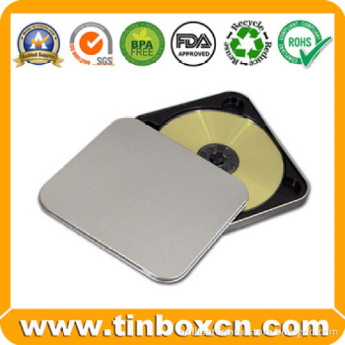 Metal CD Tin Box for DVD Case Packaging